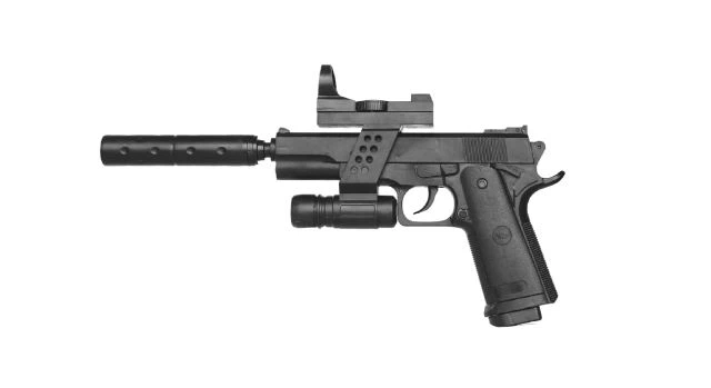 אקדח פלסטיק צעצוע לילדים